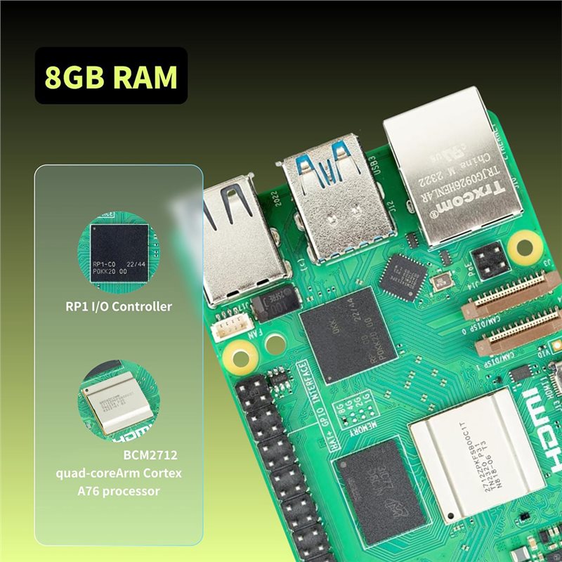 T23C For Irasptek Starter Kit  - Raspberry Pi 5 8Gb Board 评论和价格
