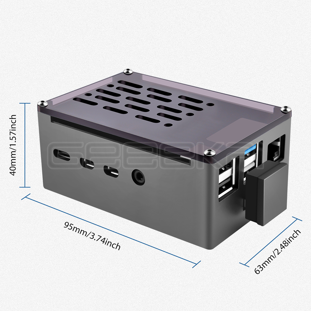 GeeekPi  Aluminum Brick Case B - Argon One V3 M.2 Nvme Case 评论和价格
